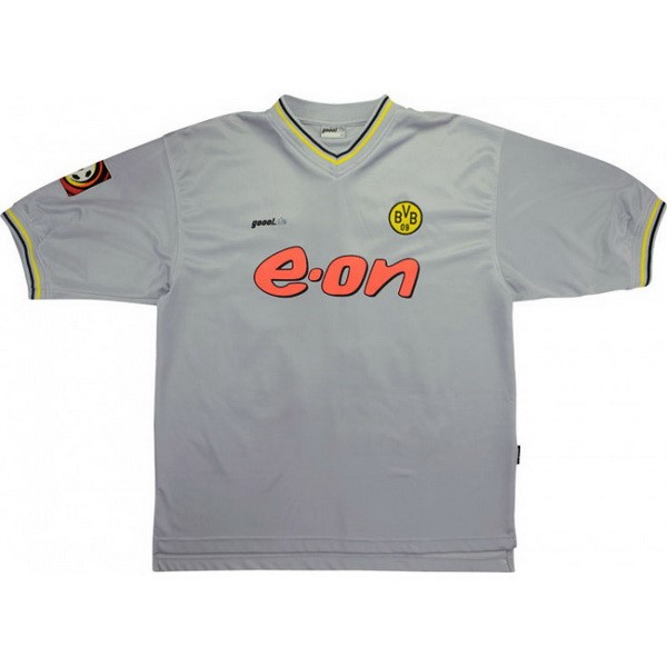 Tailandia Camiseta Borussia Dortmund Segunda Equipación Retro 2000 Gris